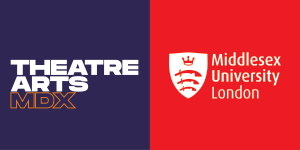 Middlesex University and Theatre Arts MDX logos