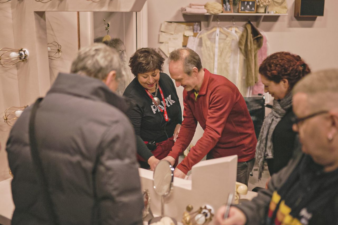 Audio described touch tour