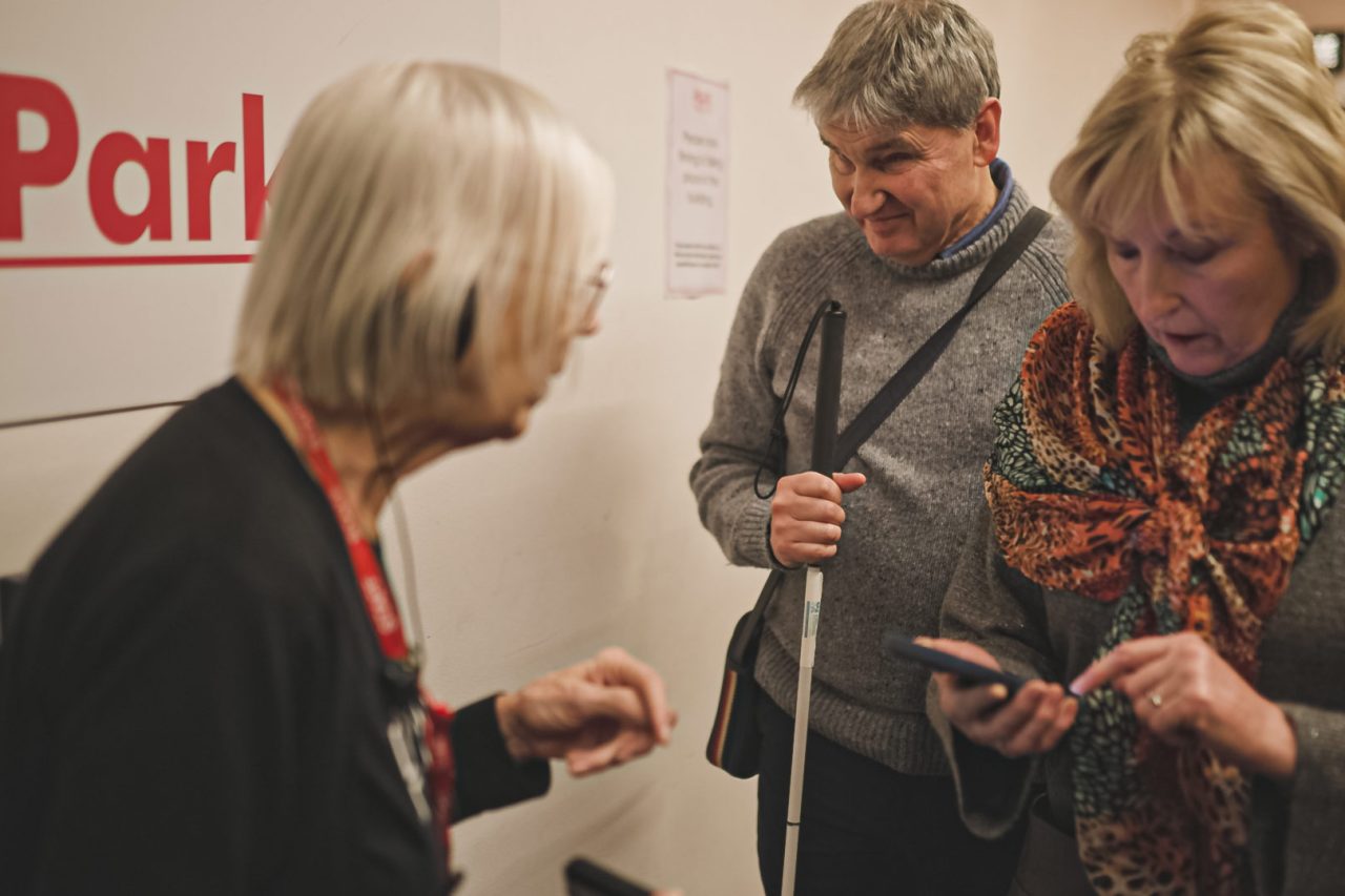 Friendly ushers here to help